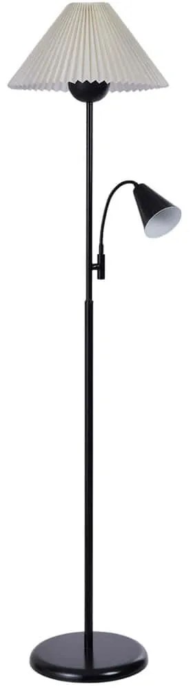 Φωτιστικό Δαπέδου 534LUN5338 Φ38x155cm 1xE27/1xE14 40W White-Black Opviq