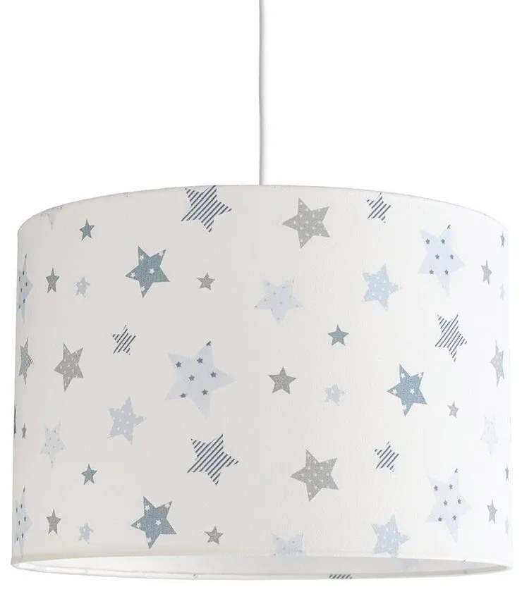 Παιδικό Φωτιστικό Κρεμαστό Hesperis Kids Little Stars 35x24cm Ε27 Blue-Grey Veis