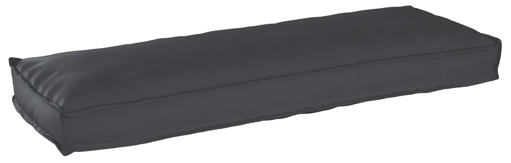 vidaXL Μαξιλάρι Παλέτας για Μπάγκα Μαύρο 120x40x8 εκ. Υφασμάτινο