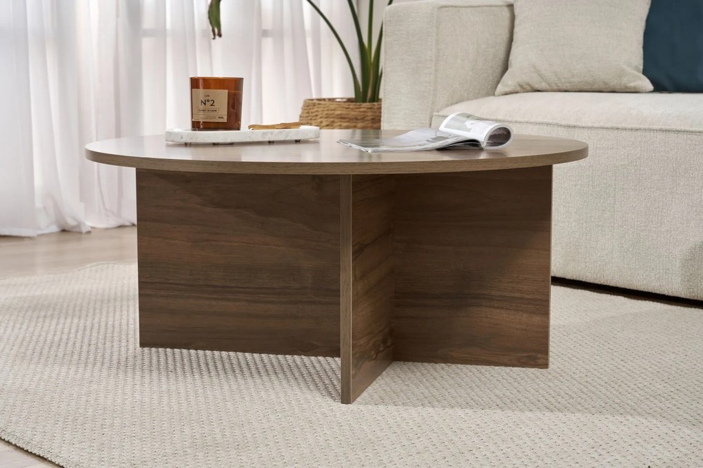 Coffee Table Soleil - Walnut Walnut