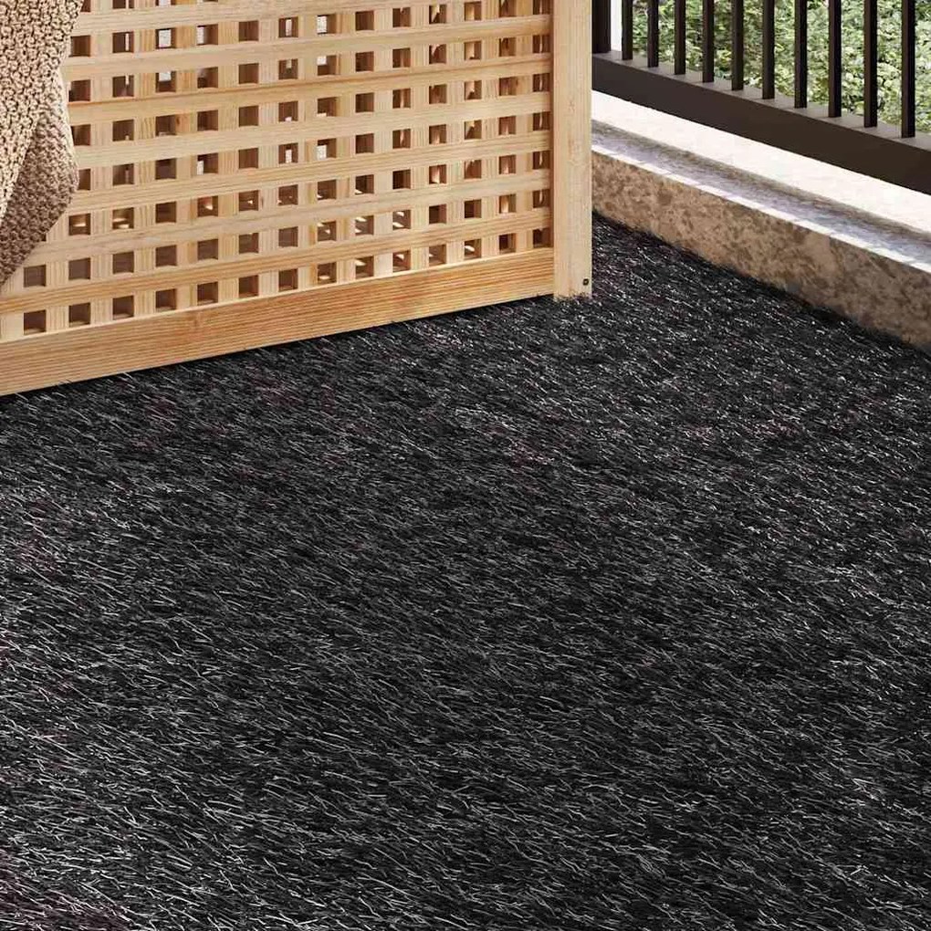 vidaXL Ψεύτικο Χόρτο Μαύρο 1x10μ/30mm