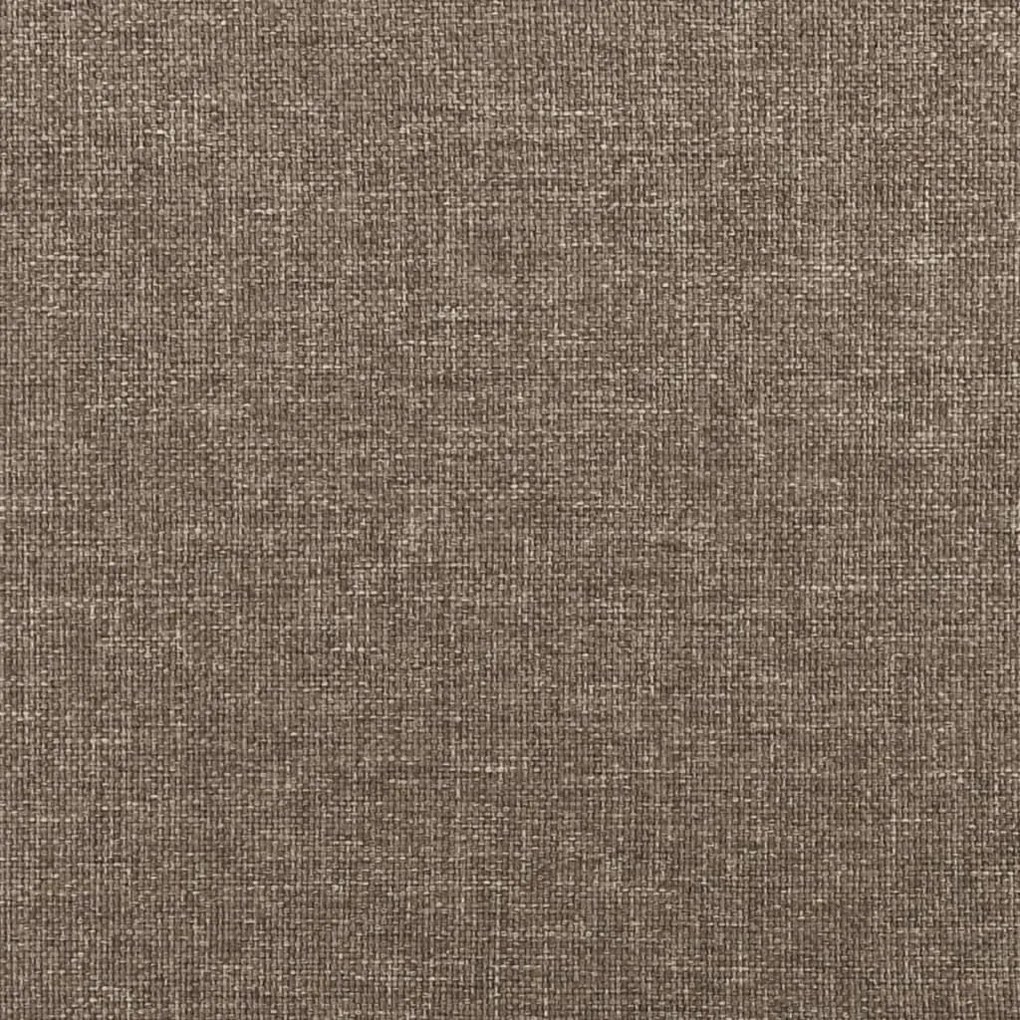 Σκελετός Κρεβατιού Χωρίς Στρώμα Taupe 140x190 εκ. Υφασμάτινο 3120957
