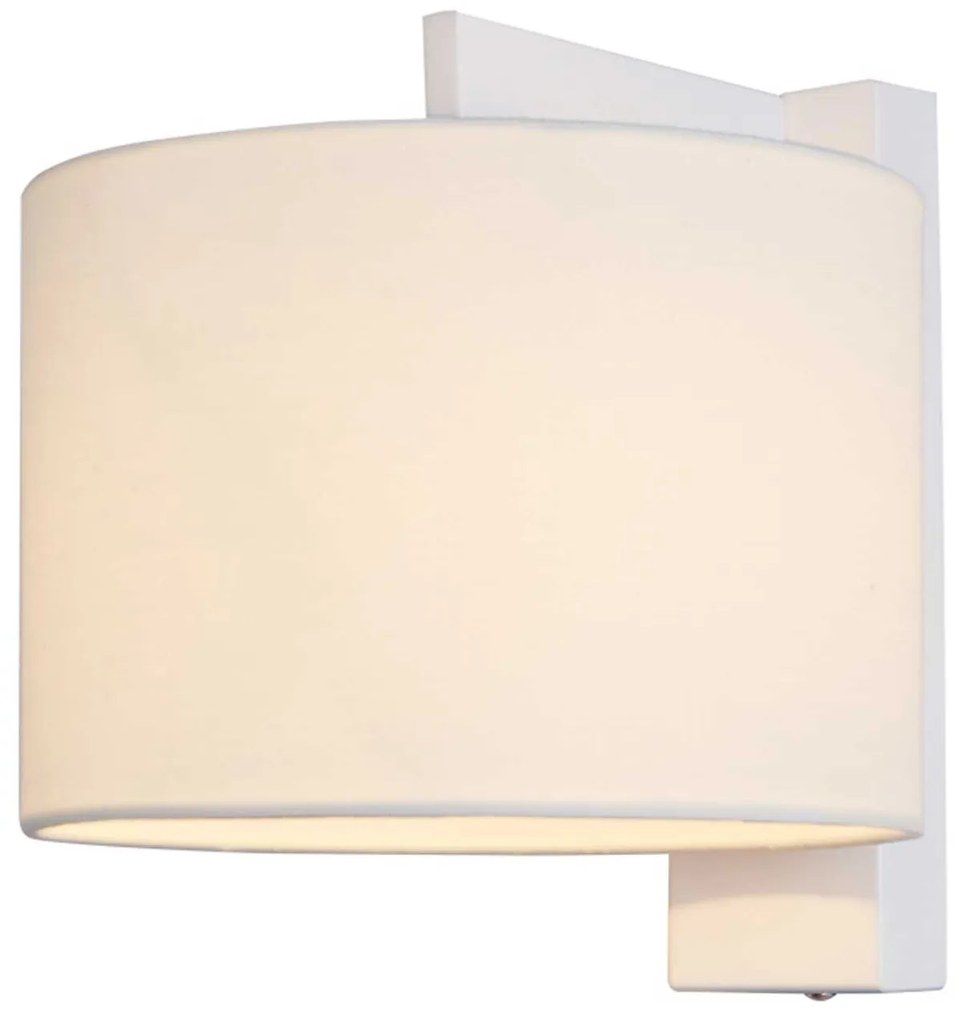 Φωτιστικό Τοίχου Mix &amp; Match OD5612W White Metal, Fabric