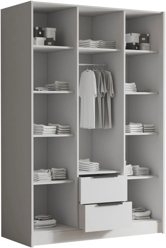 Ντουλάπα Calwi I τρίφυλλη-Cashmere - Χρυσό