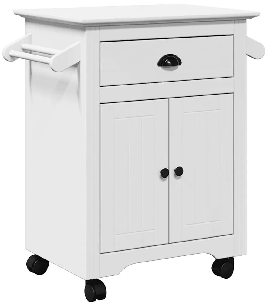vidaXL Καροτσάκι κουζίνας "BODO" Λευκό 72x45x80 cm