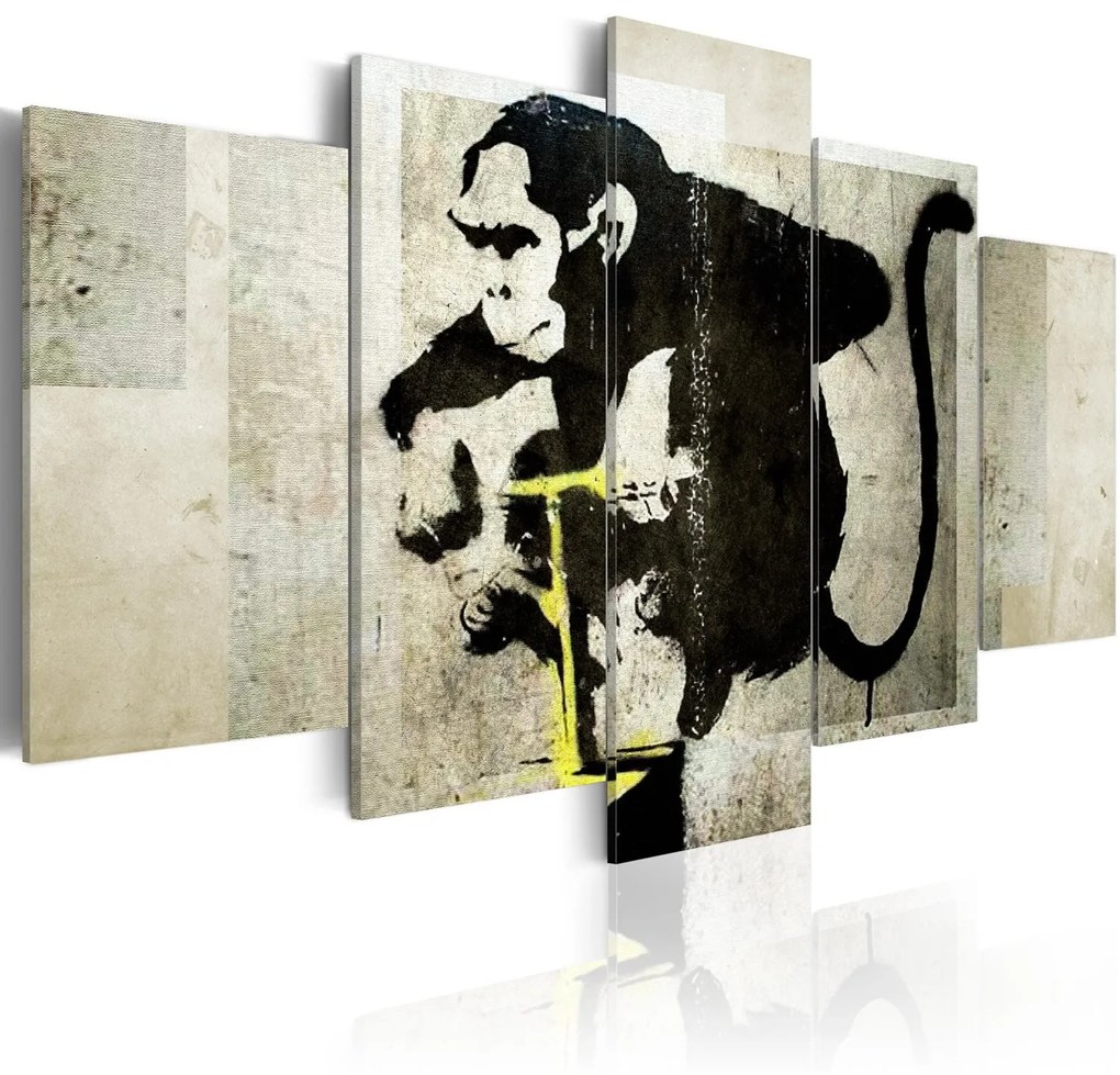 Πίνακας - Monkey TNT Detonator (Banksy)  200x100