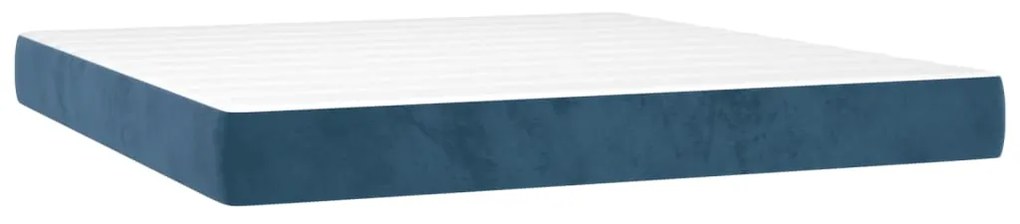 ΚΡΕΒΑΤΙ BOXSPRING ΜΕ ΣΤΡΩΜΑ ΣΚΟΥΡΟ ΜΠΛΕ 160X200 ΕΚ. ΒΕΛΟΥΔΙΝΟ 3137855