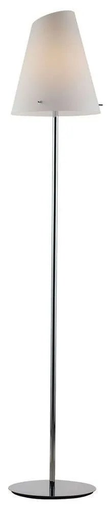 Φωτιστικό Δαπέδου Ermes I-ERMES-PT 1xE27 Φ31cm 165cm White Luce Ambiente Design Glass