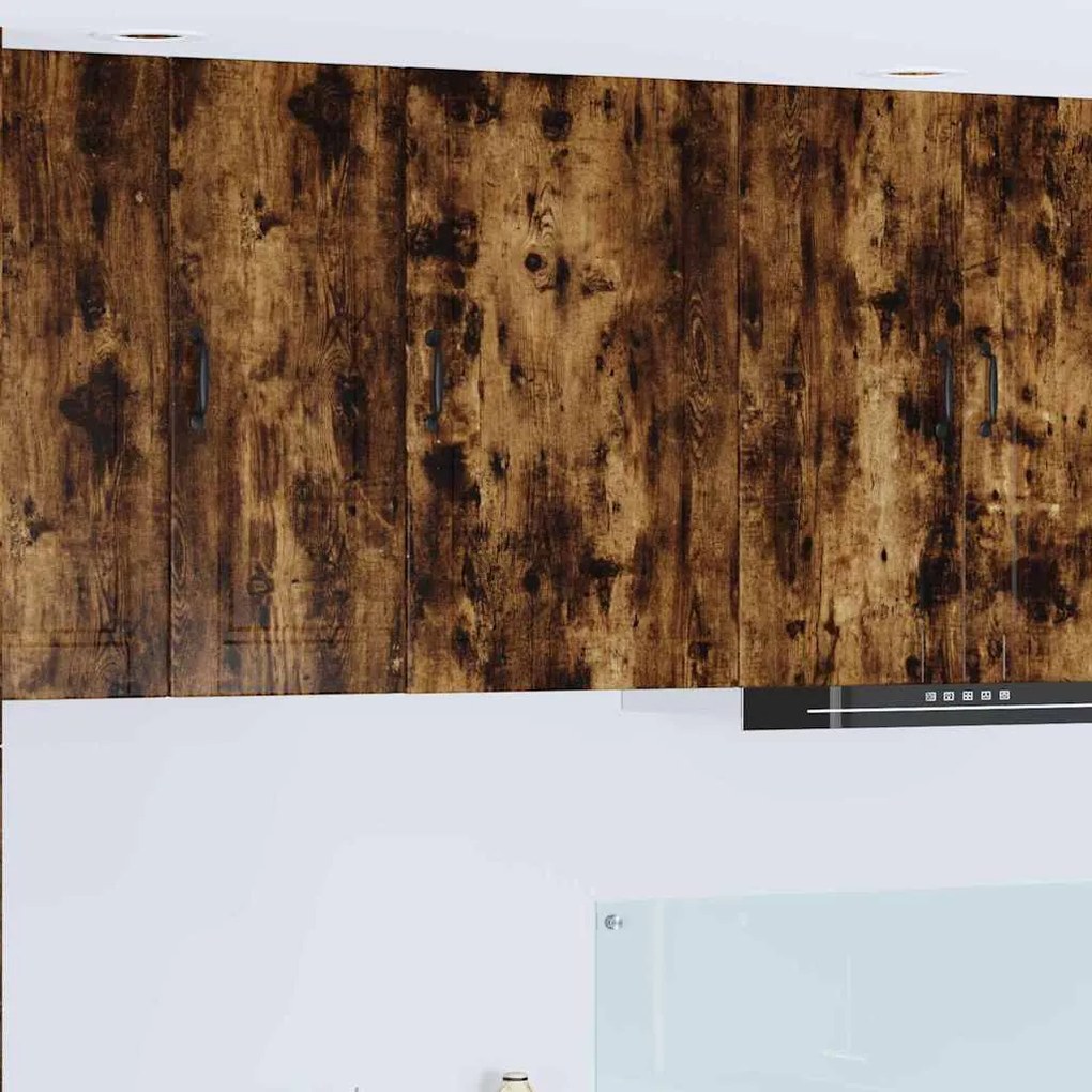 vidaXL Κρεμαστό ντουλάπι κουζίνας Καπνιστό Δρύς 50 x 31 x 80 εκ.