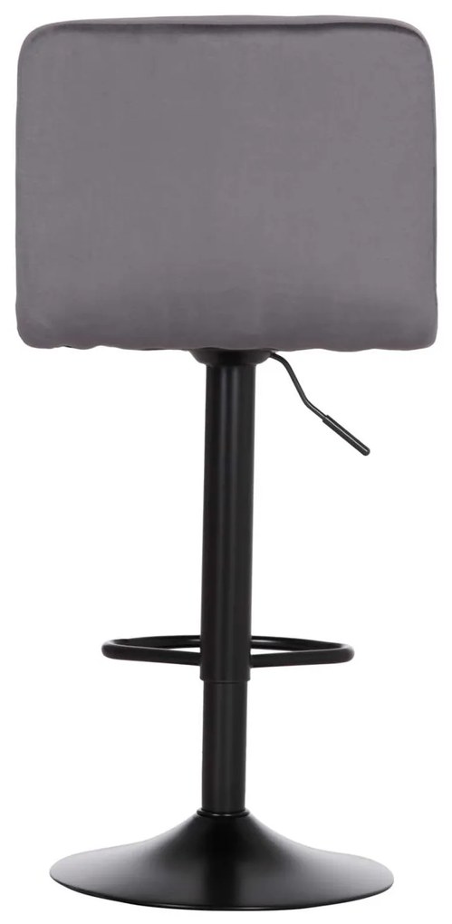 ΣΚΑΜΠΟ ΜΠΑΡ ΠΕΡΙΣΤΡΕΦΟΜΕΝΟ DIANA HM202.41 ΓΚΡΙ ΒΕΛΟΥΔΟ--ΜΕΤΑΛΛΟ ΜΑΥΡΟ ΜΑΤ 44x52x109Υεκ