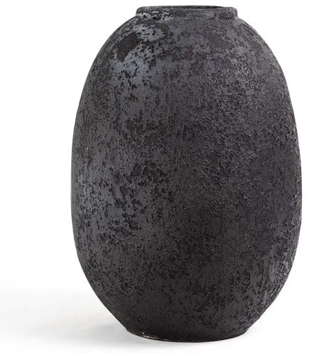 Κεραμικό Διακοσμητικό Βάζο Siso Nic Black Spot Gray Large (27x27x40) Soulworks 0630058