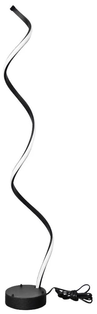 Φωτιστικό Δαπέδου Cobra 01-0329 Led Φ20 110cm Black Heronia