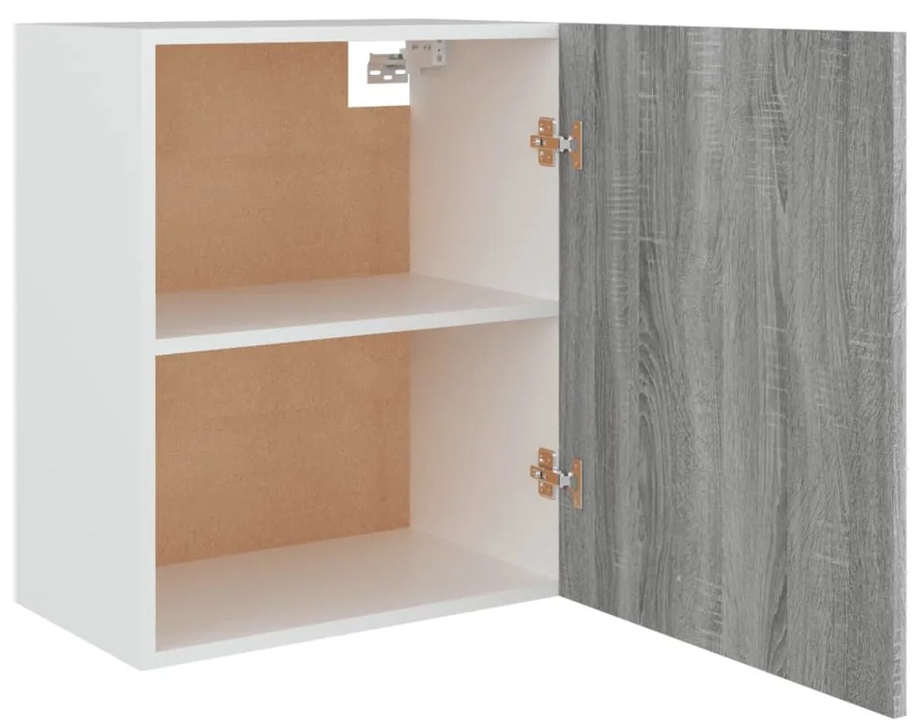 vidaXL Κρεμαστό Ντουλάπι "Lyon" Γκρι Sonoma 50x31x60 εκ. από Τεχνητό Ξύλο