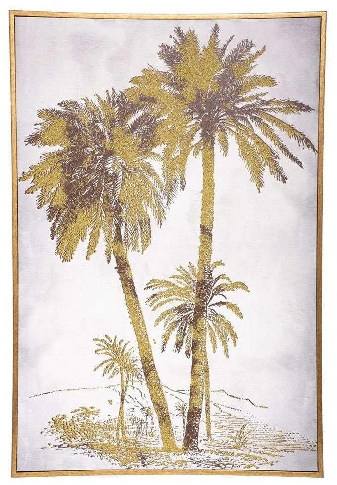 Πίνακας Καμβάς Palm 07.182117 60x90cm Multi Κάθετοι Canvas