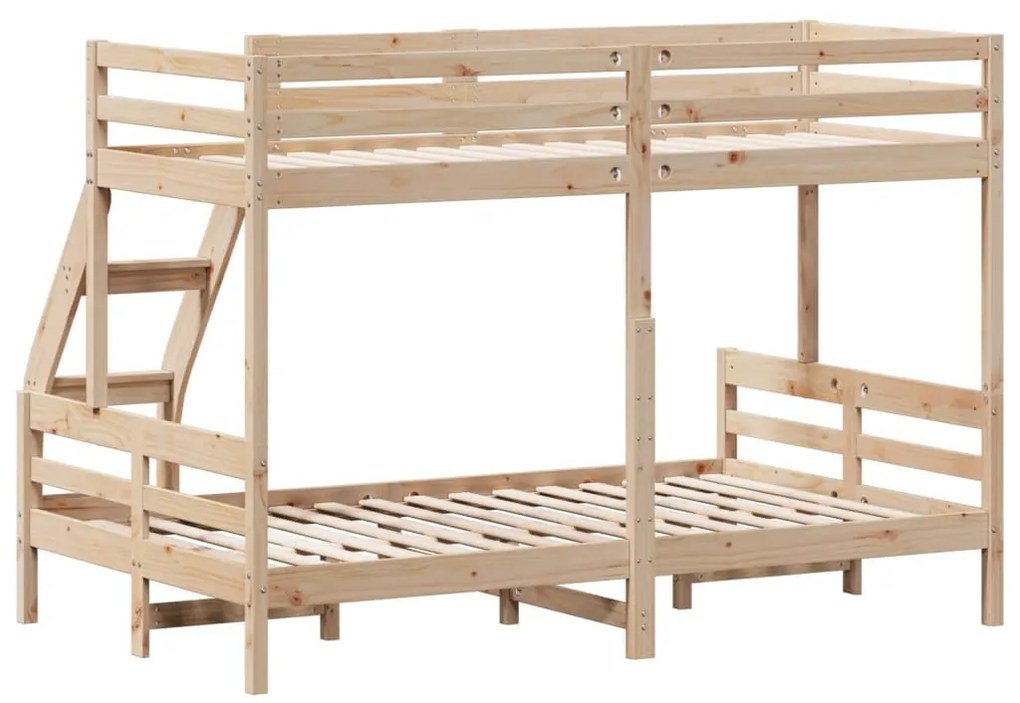 vidaXL Κουκέτα 80x200/120x200 εκ. από Μασίφ Ξύλο Πεύκου