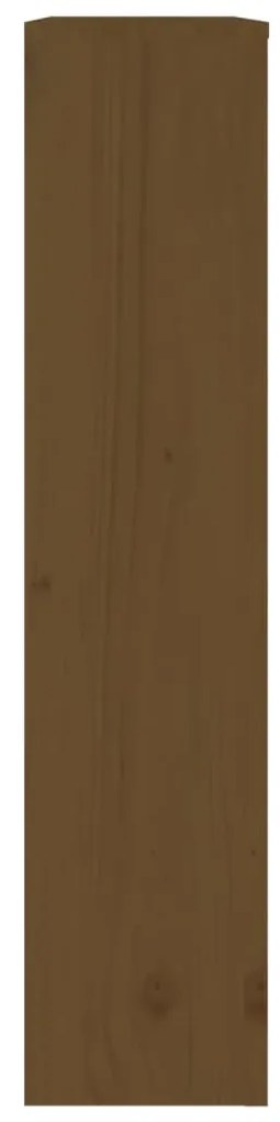 vidaXL Κάλυμμα Καλοριφέρ Καφέ μελί 79,5x19x84εκ. από Μασίφ Ξύλο Πεύκου