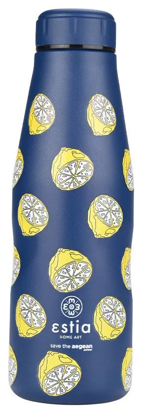 Θερμός-Μπουκάλι Ανοξείδωτο Flask Citrus Infusion Save The Aegean Estia 500ml-7x7x22,3εκ. 01-22105