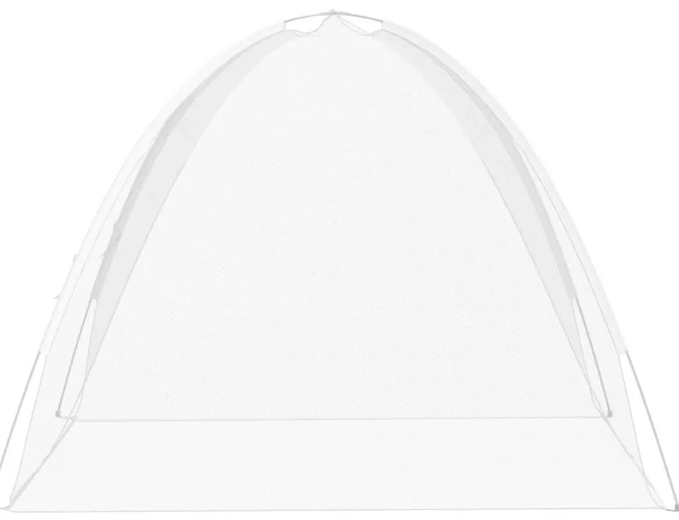 vidaXL Κουνουπιέρα Mongolia με Πόρτες 200 Δίχτυ Λευκό 200x180x135 εκ.