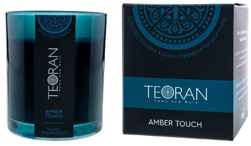 Αρωματικό κερί Amber Touch 130gr της Teoran