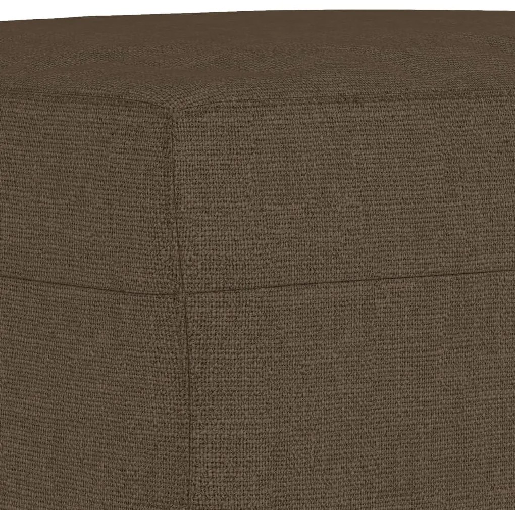 vidaXL Πάγκος Καφέ 100x35x41 εκ. Υφασμάτινος