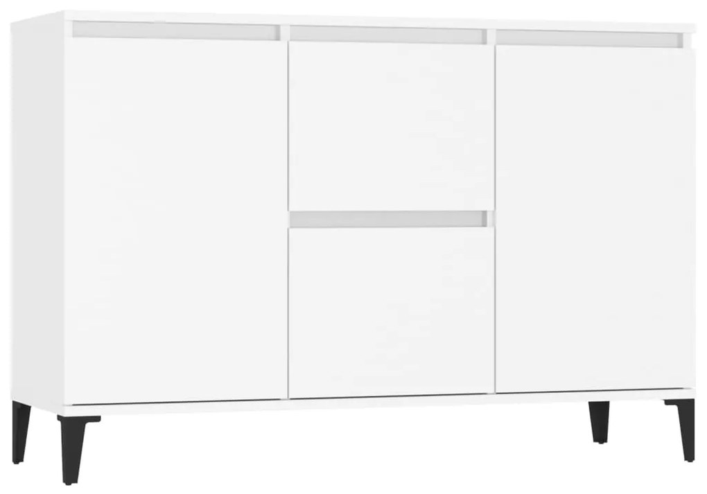 vidaXL Μπουφές Λευκός 102 x 35 x 70 εκ. από Επεξεργασμένο Ξύλο