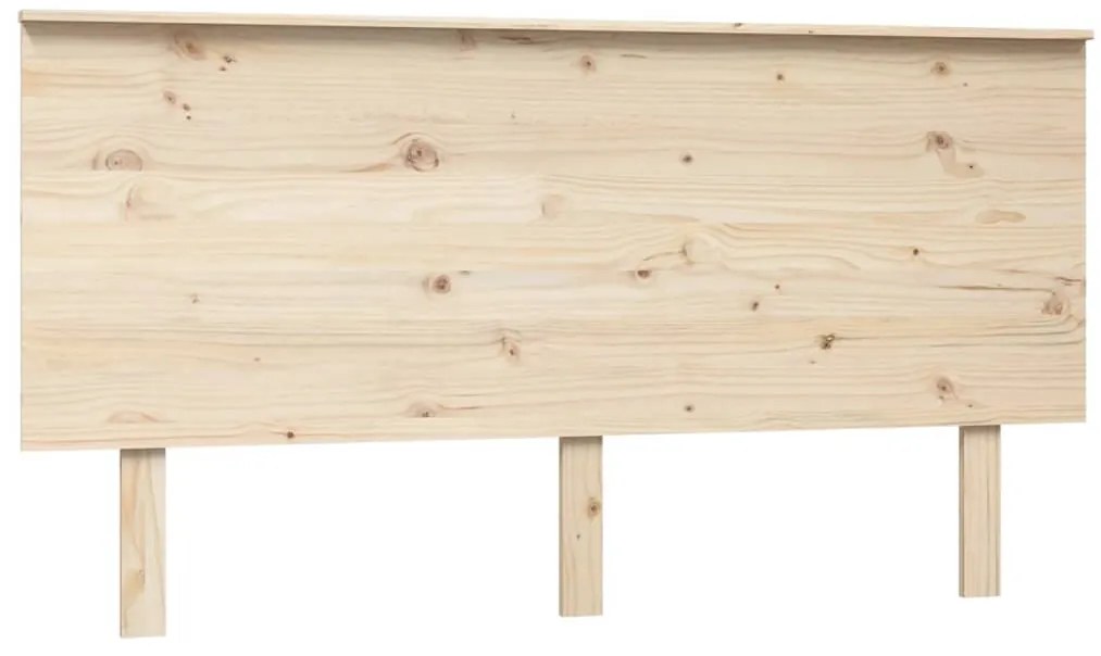 vidaXL Κεφαλάρι Κρεβατιού 154x6x82,5 εκ. από Μασίφ Ξύλο Πεύκου