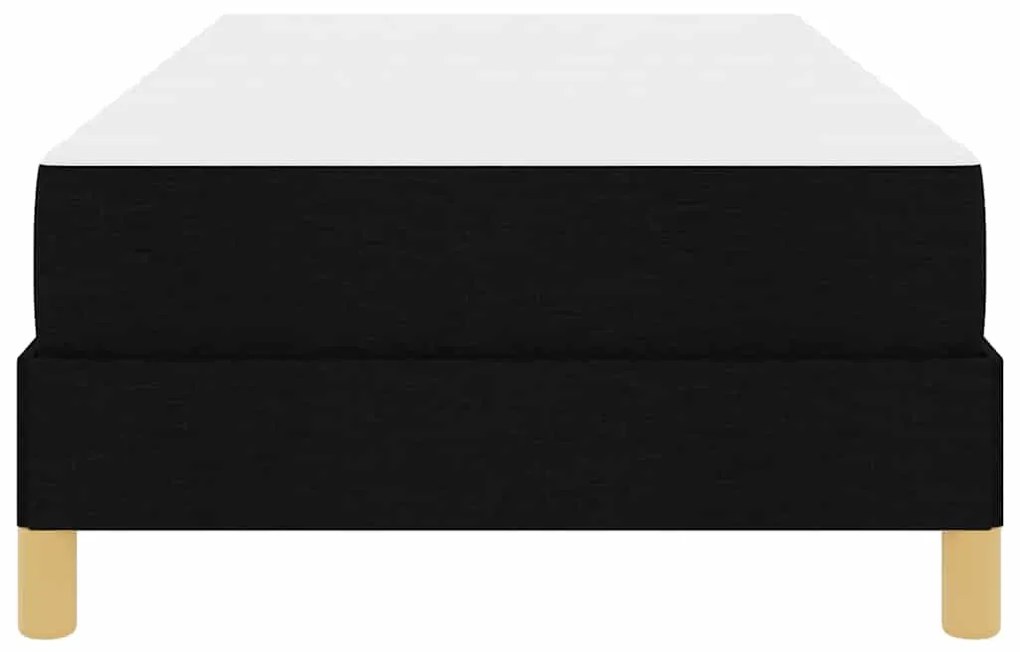 vidaXL Κρεβάτι με ελατήρια Μαύρο και Καφέ 90 x 190 cm