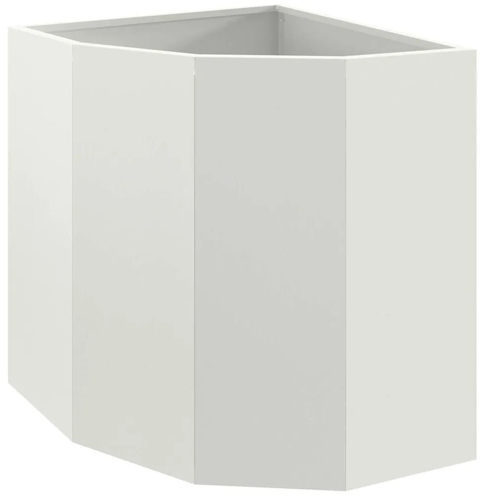 vidaXL Γωνιακό Ροδόδεντρο Λευκό 45 x 45 x 50 εκ Ατσάλι