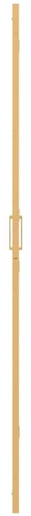 vidaXL Τοίχος Walk-In Ντους Χρυσό 90 x 6.5 x 190 εκ.