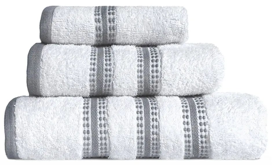 Πετσέτες Promise (Σετ 3τμχ) White Nef-Nef Σετ Πετσέτες 70x140cm 100% Cotton