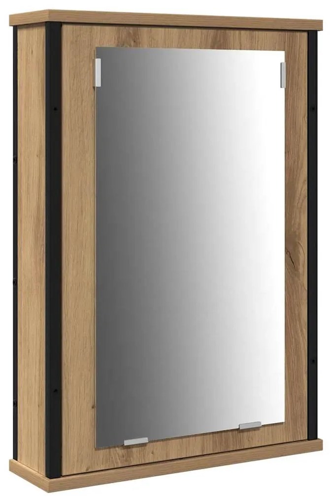 vidaXL Μονάδες Νιπτήρα Μπάνιου με πόρτα 3 pcs Καφέ 80 x 30 x 60 cm