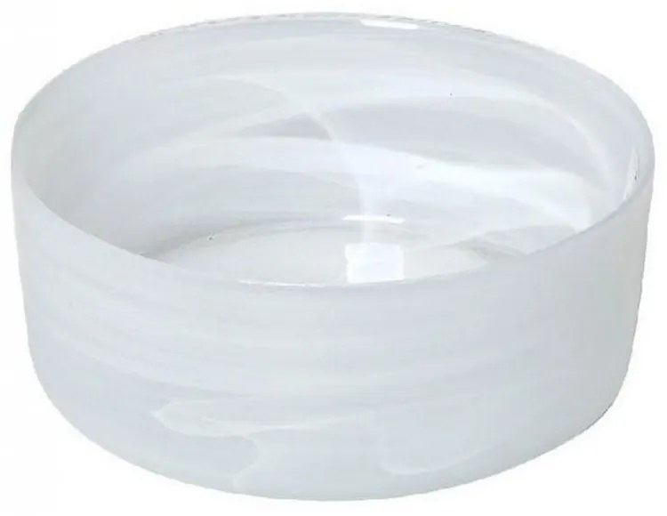 Μπωλ Atlas Οβάλ Alabaster Hor1624K6 11cm White Espiel Glass