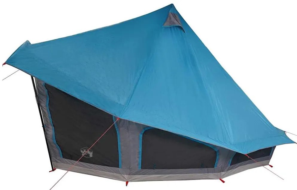 vidaXL Τέντα Tipi για 10 άτομα, αδιάβροχη σε μπλε χρώμα
