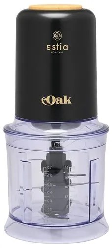 Estia Πολυκόπτης - Multi Oak Με Πλαστικό Μπωλ 700ml 400W Μαύρο 06-19020