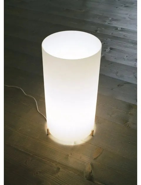 Επιτραπέζιο Φωτιστικό 1xE27 Χειροποίητο Dimmer Οπάλ Γυαλί CPL T3 Prandina -1084000210201-Νίκελ Ματ 1084000210201