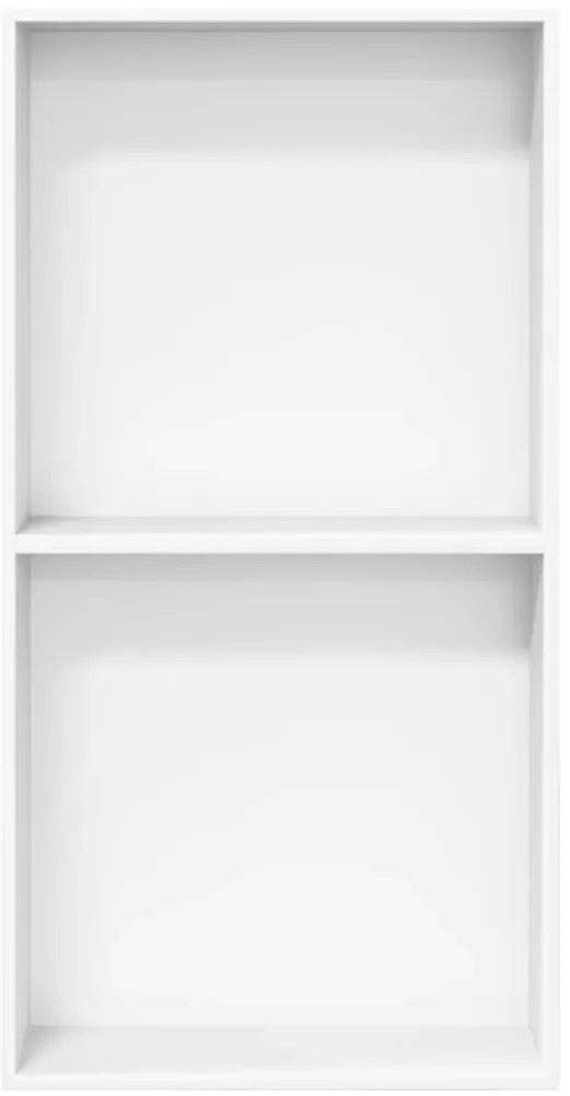 vidaXL Εσοχή Ντους Βουρστ. Λευκό Ματ 32x62x9 εκ. Αν. Ατσάλι
