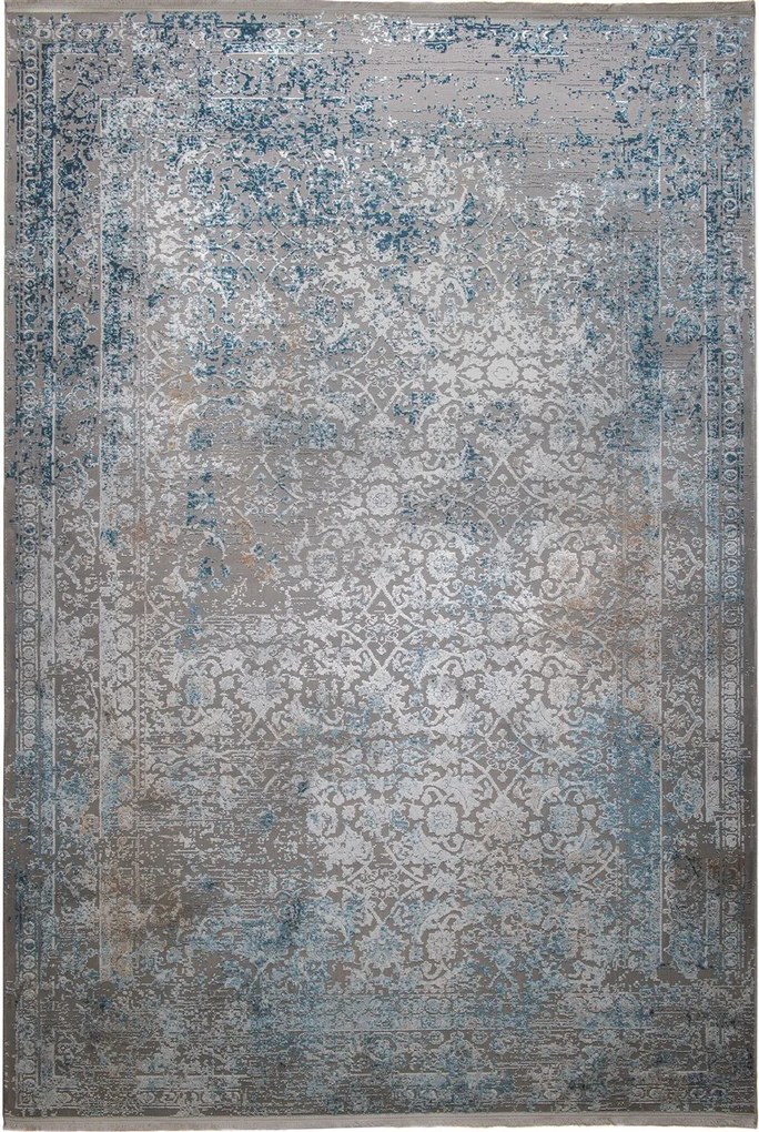 ΧΑΛΙ PEARL 9344 CREAM-BLUE - 200cm x 290cm - 2003397 - 2003397