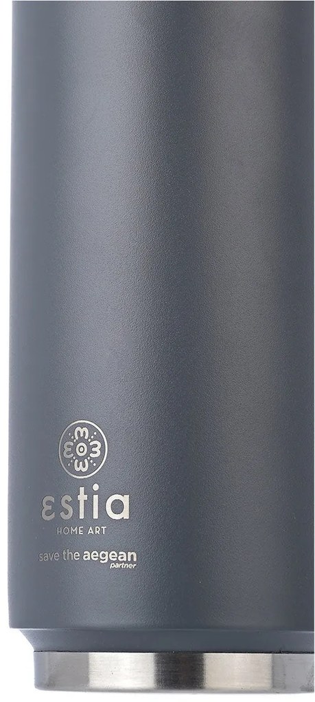 Ποτήρι Θερμός Travel Cup Save The Aegean 01-9441 Fjord Grey 500ml - Estia