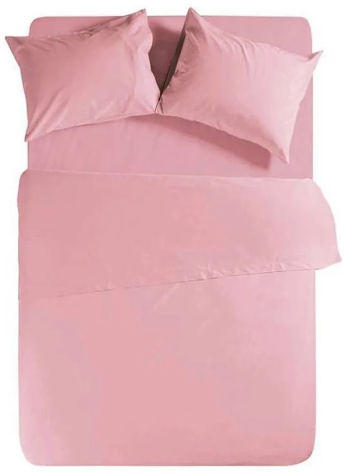 Σεντόνι Με Λάστιχο Basic Pink Nef Nef King Size 180x230cm Με Λάστιχο 100% Βαμβάκι