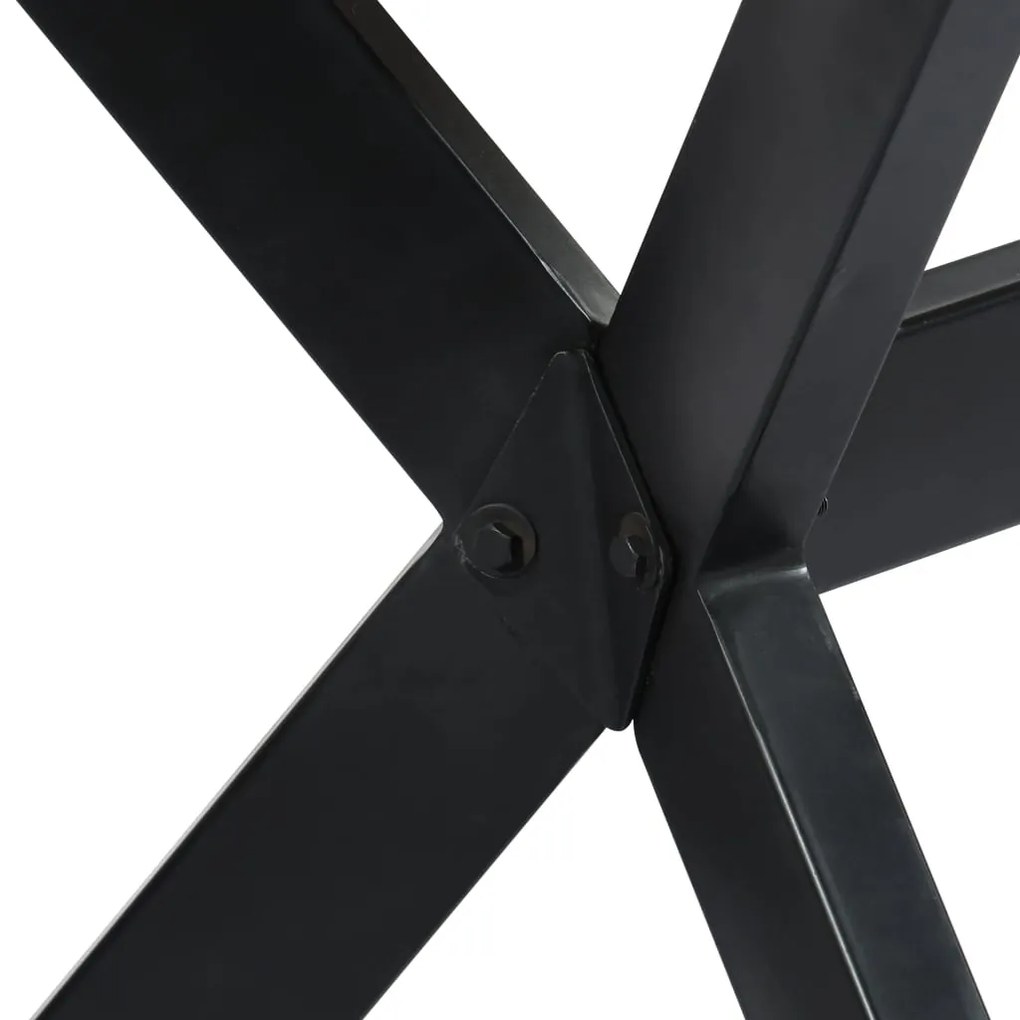 vidaXL Τραπεζαρία Λευκή 120 x 60 x 75 εκ. από Μασίφ Ξύλο Μάνγκο