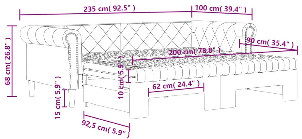 ΚΑΝΑΠΕΣ ΚΡΕΒΑΤΙ ΣΥΡΟΜΕΝΟΣ ΚΡΕΜ 90X200 ΕΚ. ΣΥΝΘ. ΔΕΡΜΑ/ΣΤΡΩΜΑΤΑ 3197729