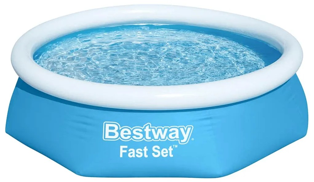 Bestway Πισίνα Φουσκωτή Στρογγυλή Fast Set Μπλε 244 x 61 εκ. 57265