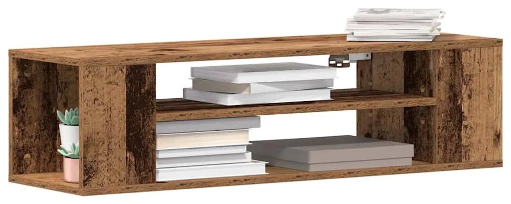 vidaXL Κάβο Τηλεόρασης Τοίχου από Παλιό Ξύλο 100x30x26,5 εκ Επεξεργασμένο Ξύλο