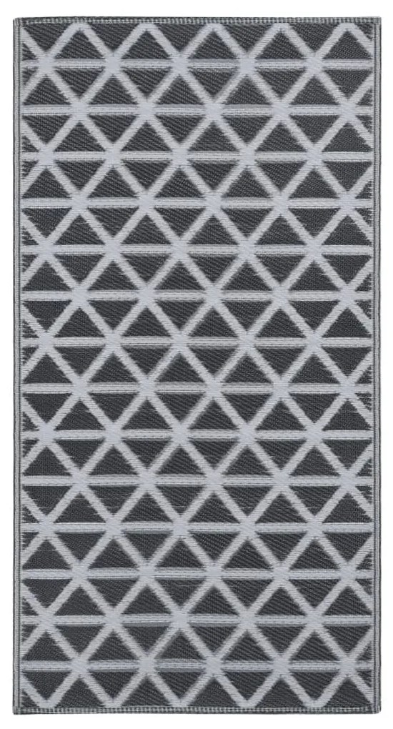 Χαλί Εξωτερικού Χώρου Μαύρο 160 x 230 εκ. από Πολυπροπυλένιο - Μαύρο