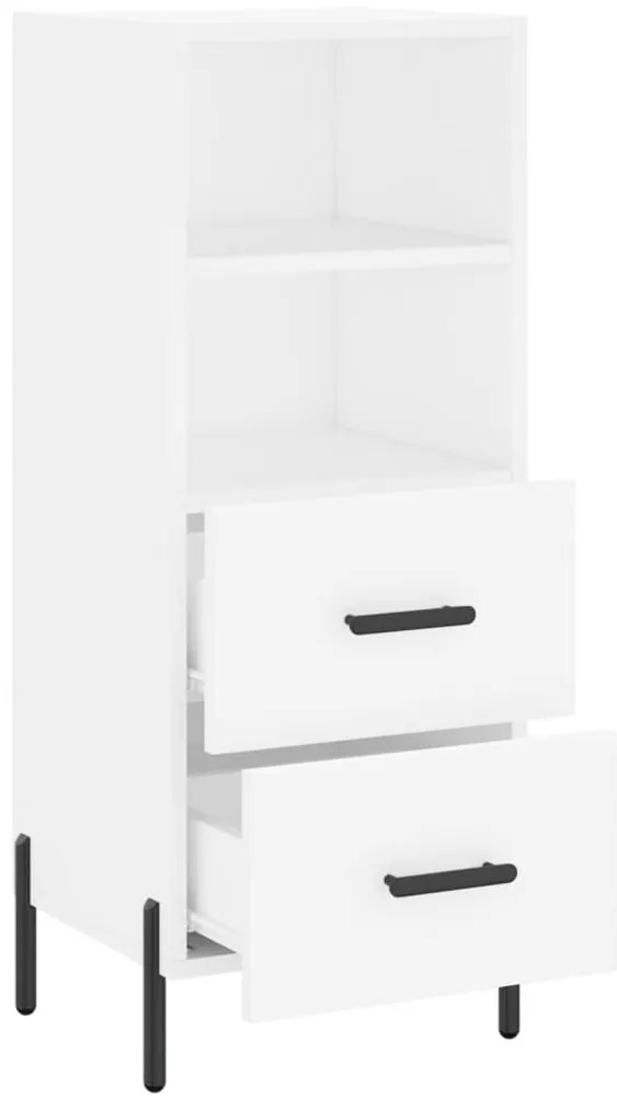 vidaXL Ντουλάπι Λευκό 34,5 x 34 x 90 εκ. από Επεξεργασμένο Ξύλο