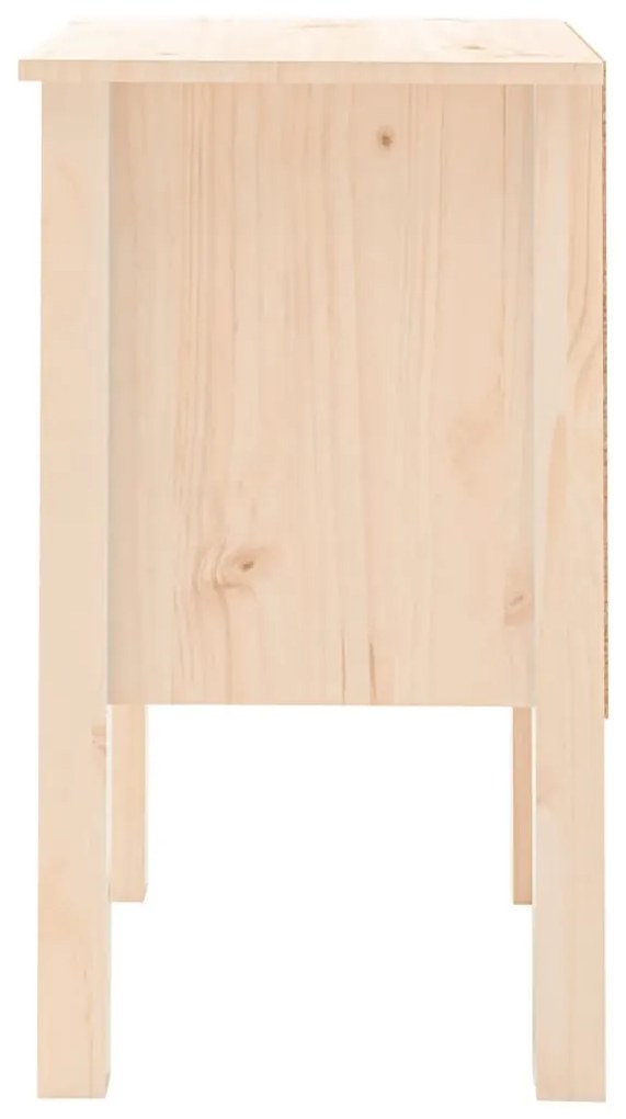 vidaXL Κομοδίνα 2 τεμ. 40 x 35 x 61,5 εκ. από Μασίφ Ξύλο Πεύκου