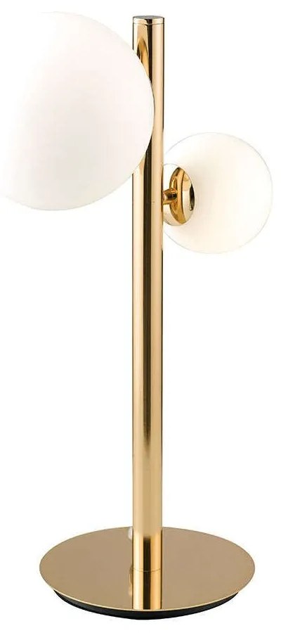 Επιτραπέζιο Φωτιστικό I-Hera-L2 Gold Luce Ambiente Design Μέταλλο,Γυαλί