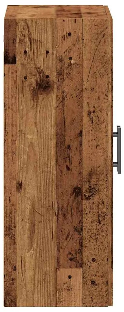 vidaXL Επίτοιχο ντουλάπι Παλιό ξύλο 69,5x34x90 cm