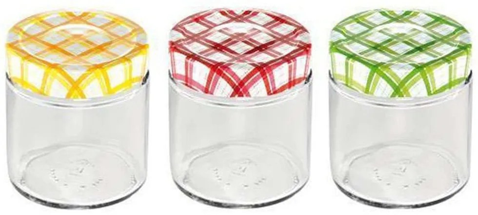 Βαζάκια Αποθήκευσης Della Casa (Σετ 6Τμχ) 895112 200ml Multi Tescoma Γυαλί