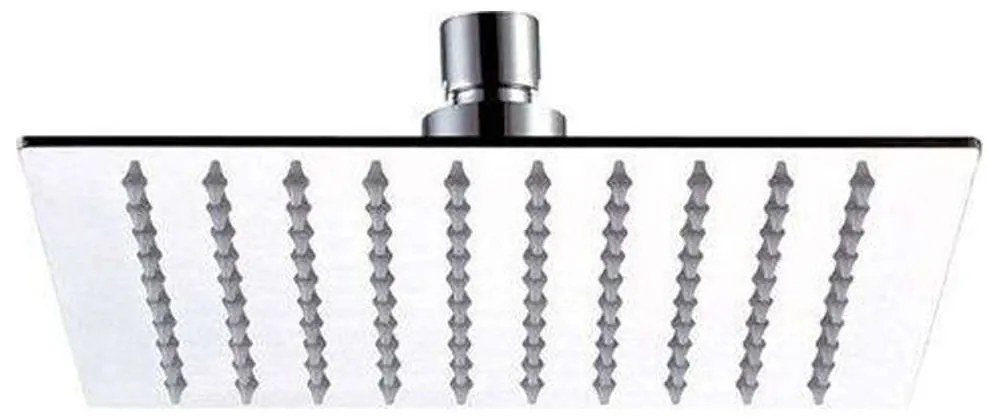 Κεφαλή Ντους T263B-20 20x20cm Chrome Praxis Stainless Steel